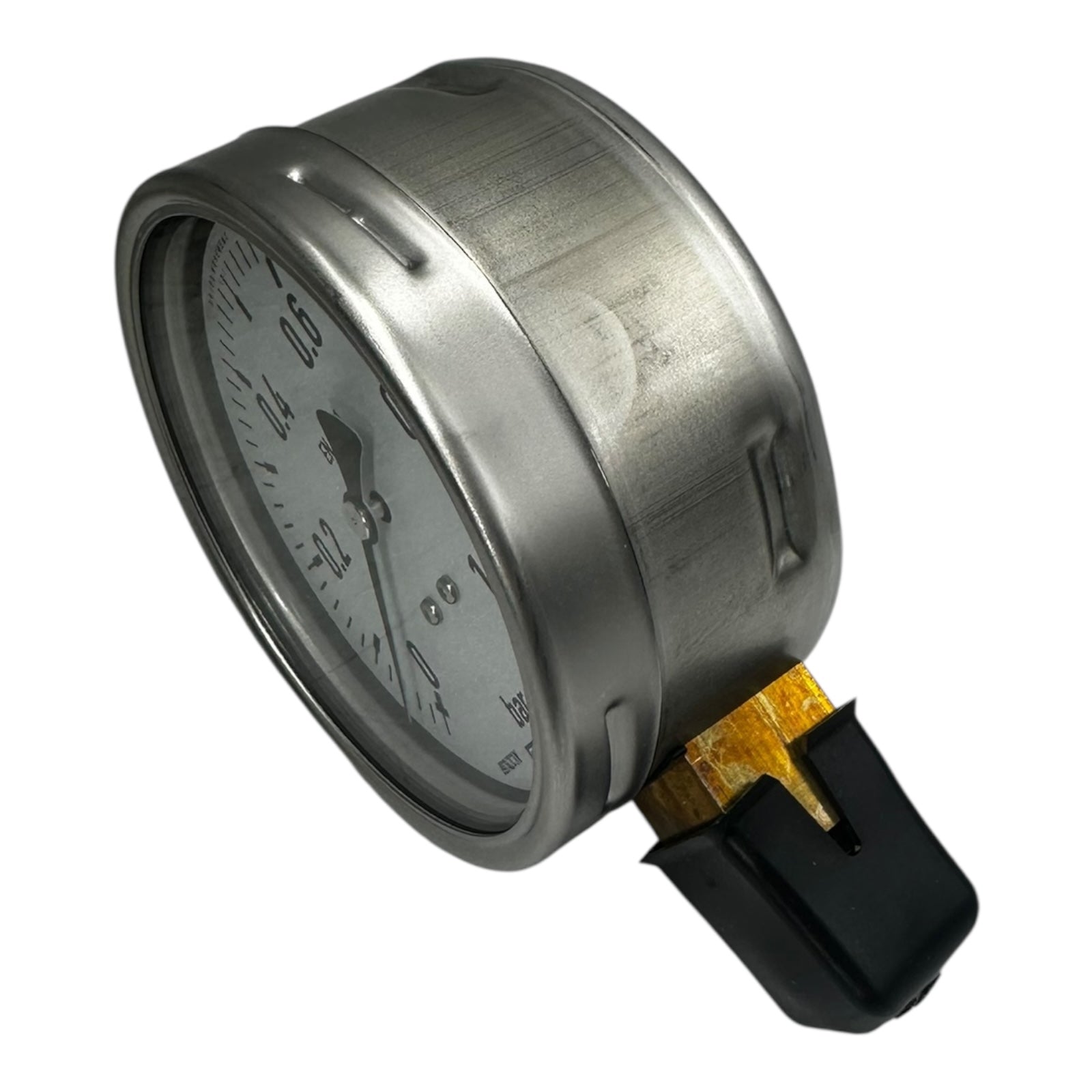WIKA Manometer 212.20.100 0–1 bar G1/2B unten Klasse 1.0 Edelstahl neu