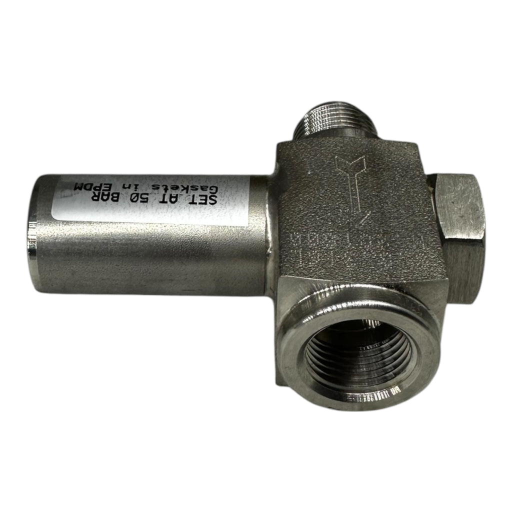 Sicherheitsventil 1/2” Edelstahl 316L Set 50 bar EPDM Dichtung Überdruckventil