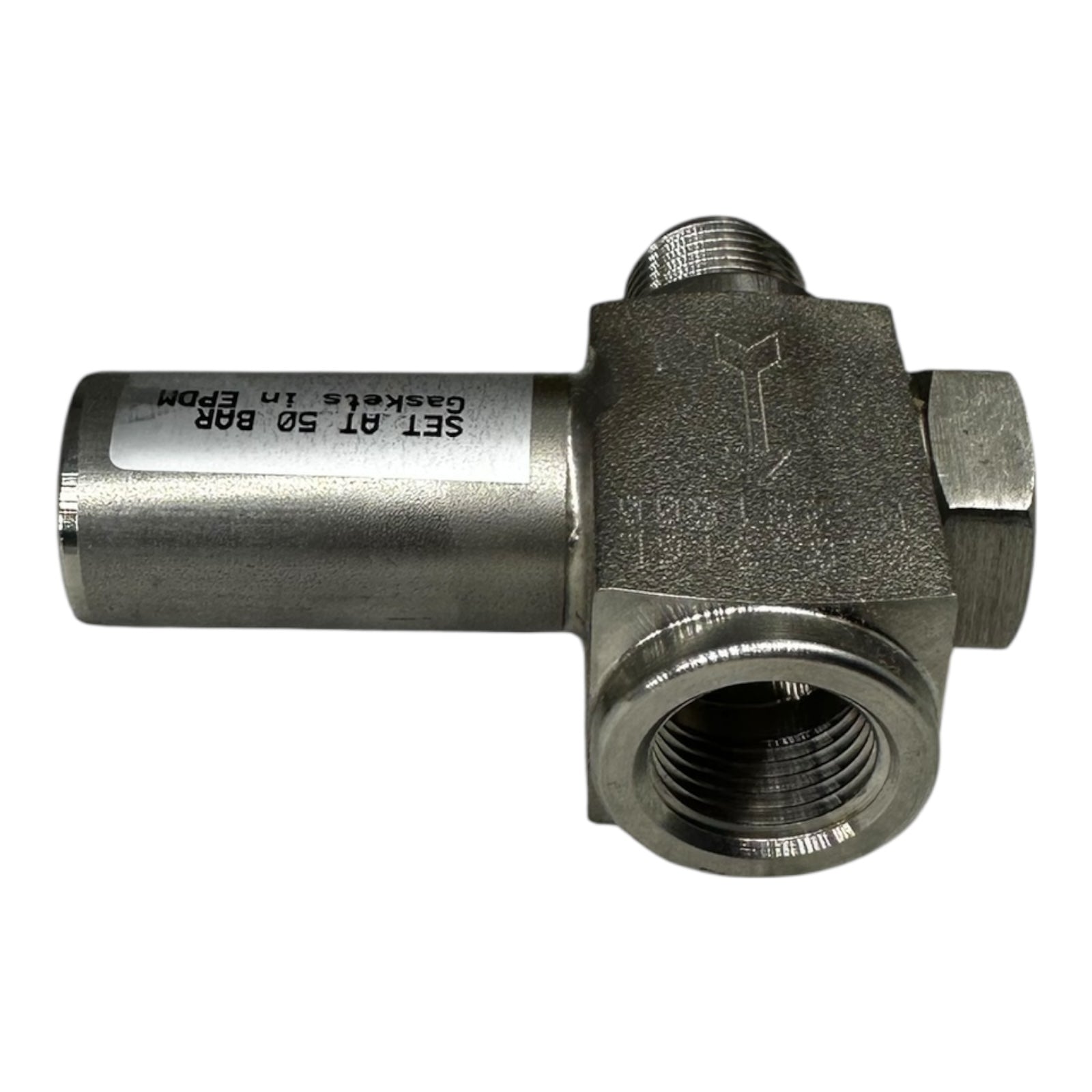 Sicherheitsventil 1/2” Edelstahl 316L Set 50 bar EPDM Dichtung Überdruckventil
