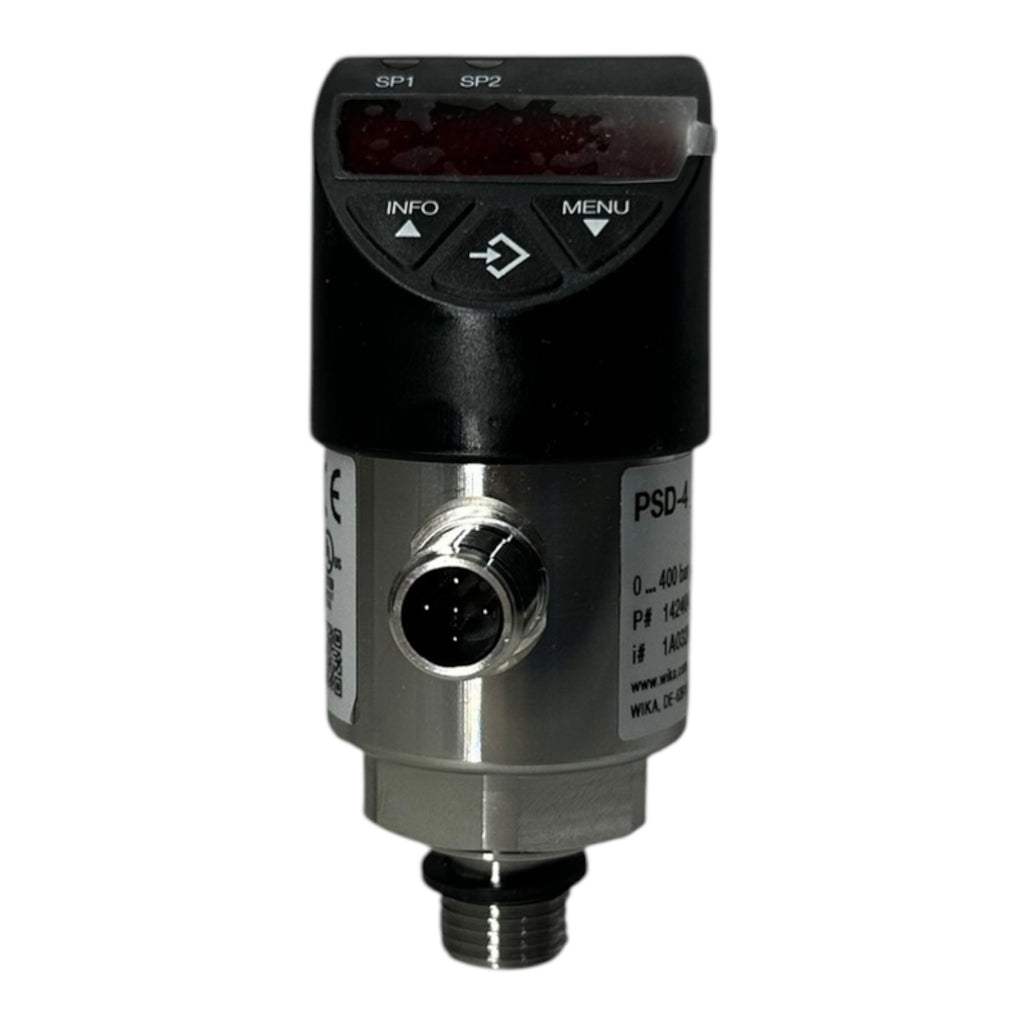 WIKA PSD-4 Druckschalter 0–400 bar 4–20mA G1/4 14240496 Digitalanzeige NEU