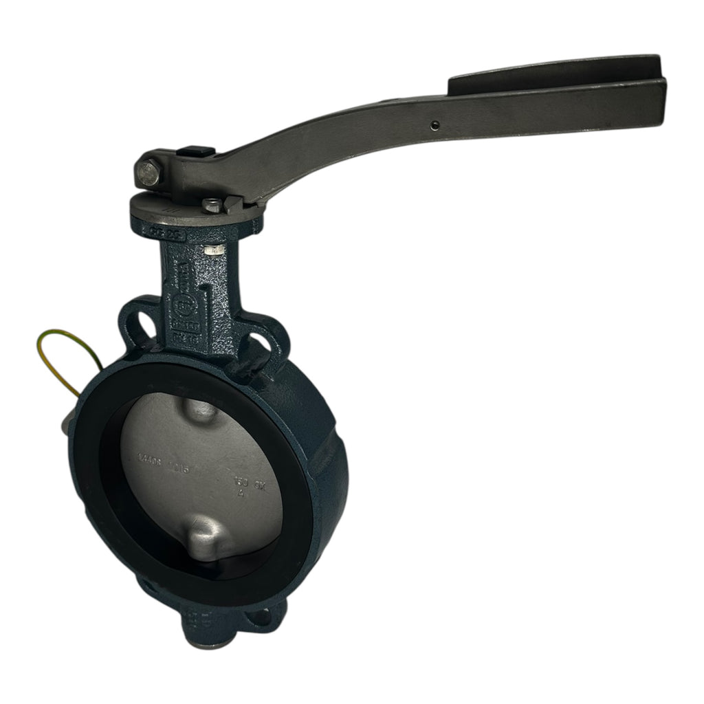 Ebro Z011-A Absperrklappe DN150 PN10 NBR Edelstahl 1.4408/1.4104 Handhebel