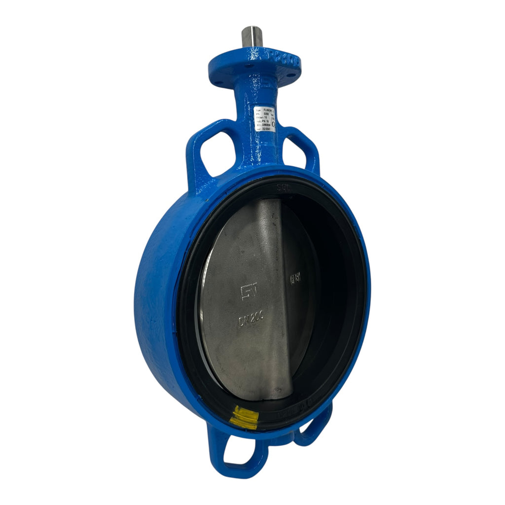 Sigeval FLNV(W)-5 Zwischenflanschklappe DN200 PN16 VITON CF8M Edelstahlventil