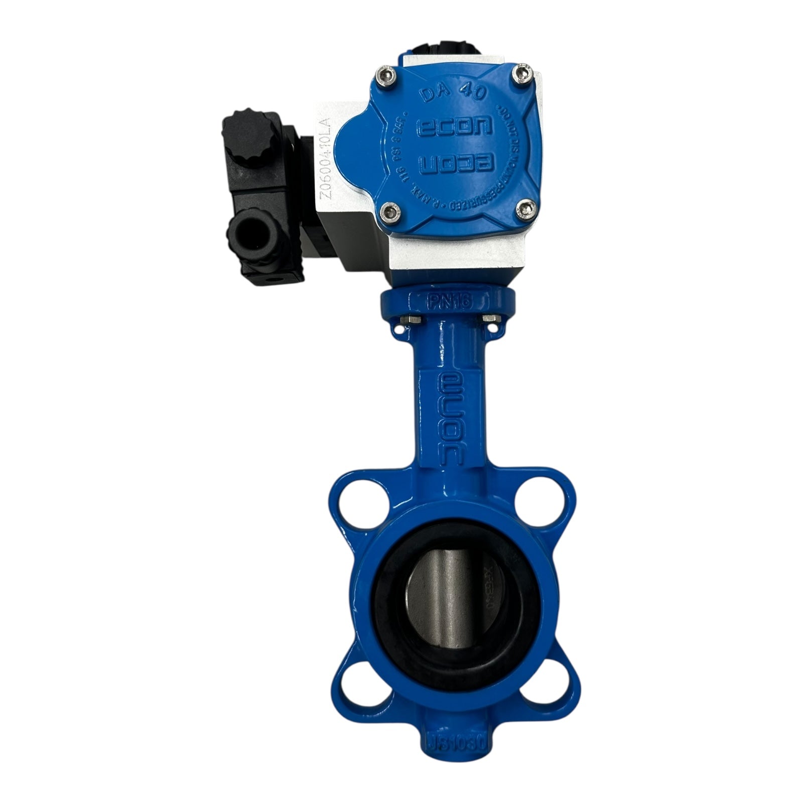 Econ Absperrklappe DN50 PN16 CF8M NBR mit Pneumatik Antrieb RX P+F Sensor NEU