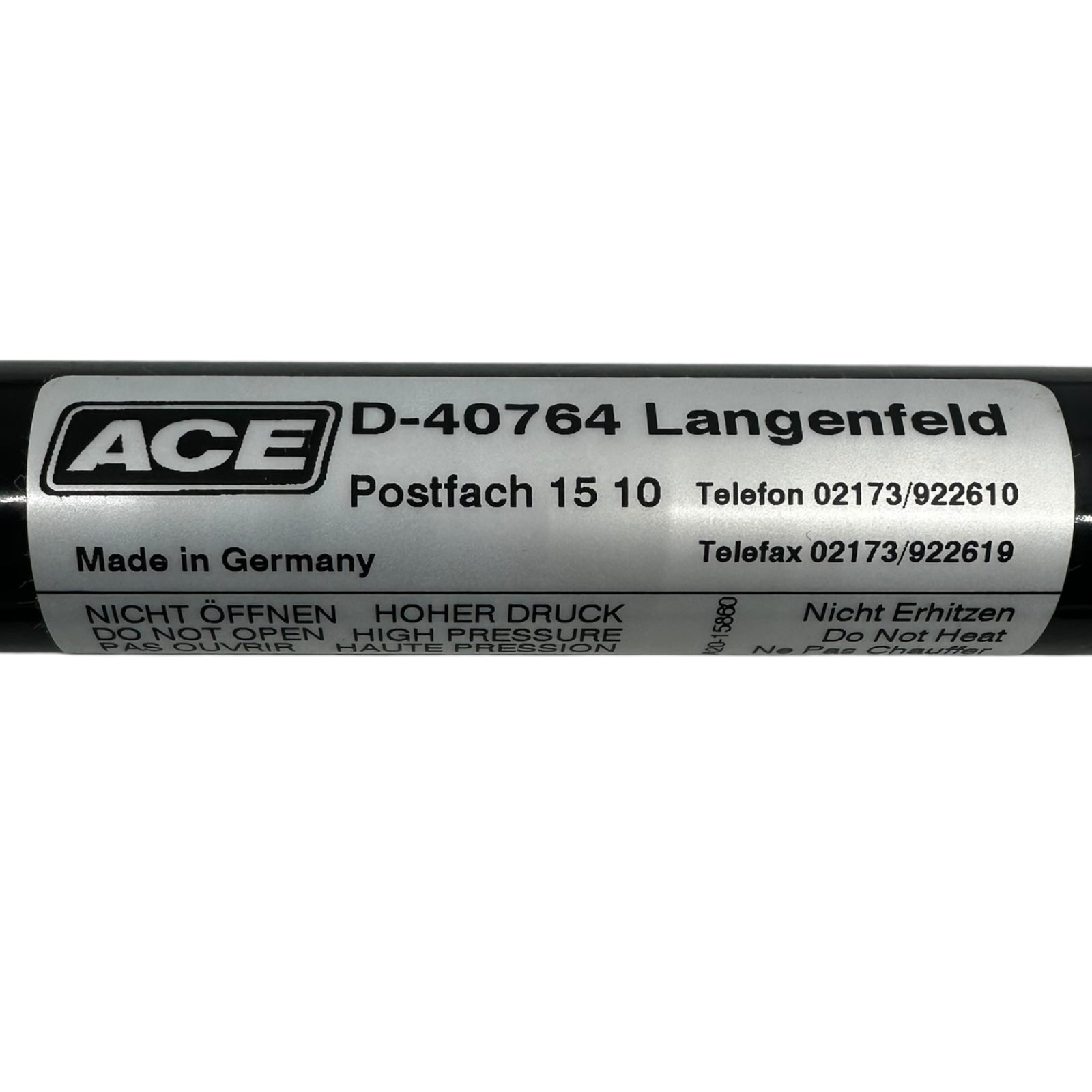 2x ACE Gasfeder GS-22-135-AA-K67987 Druckfeder 800N Langenfeld Stoßdämpfer