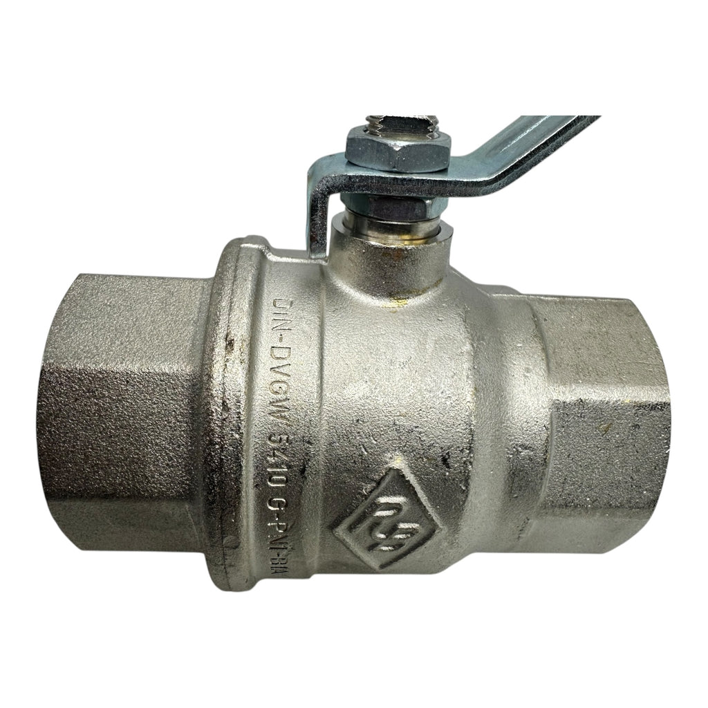 Kugelhahn DN50 2” IG Edelstahl CF8 PN40 DVGW 5140 Kugelventil Vollfluss