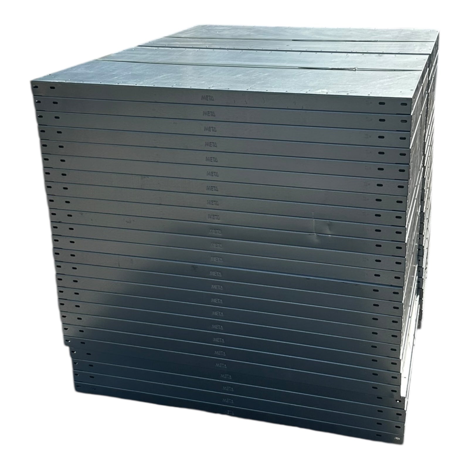 2x META MS150III Fachboden verzinkt Regalboden 100x40cm Lagerregal neu