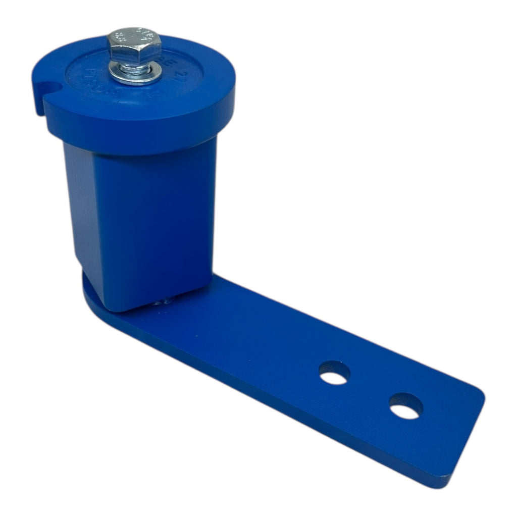 Rosta SE27 Schwenkspannarm Gummifeder-Element Spannvorrichtung blau