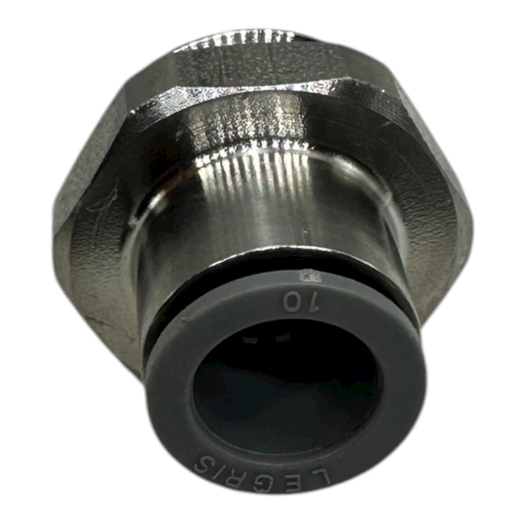 10x Parker Legris 69111021 Steckanschluss G1/4” Edelstahl Pneumatikfitting