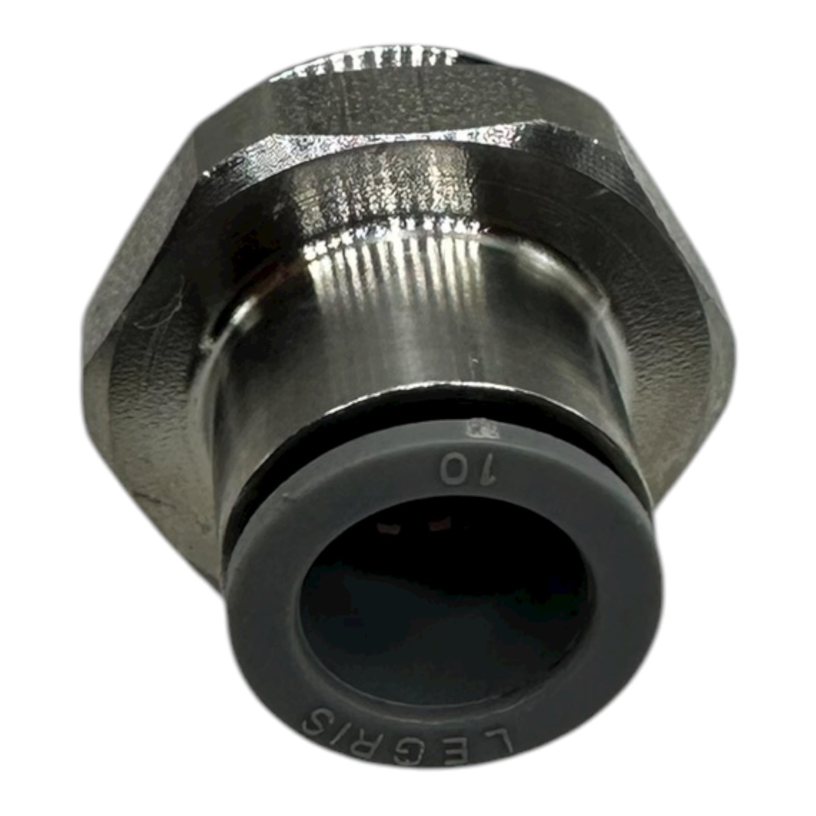 10x Parker Legris 69111021 Steckanschluss G1/4” Edelstahl Pneumatikfitting