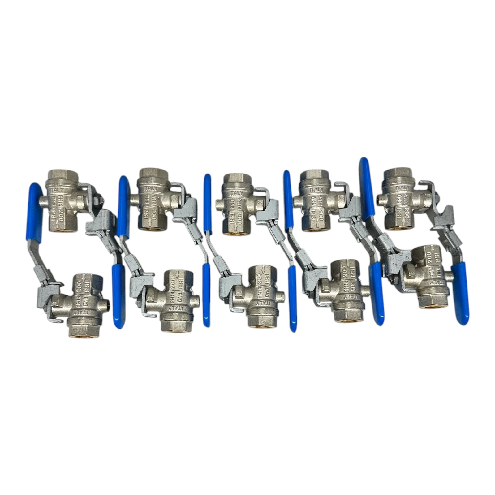 10x Riegler 103149-32102 Sicherheitskugelhahn DN8 Rp1/4” PN14 Entlüftung M5