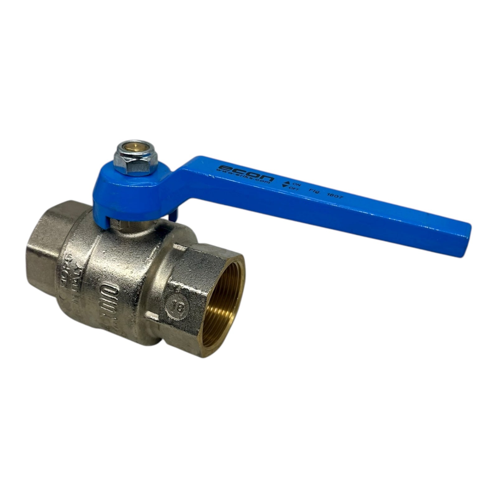 Econ Kugelhahn DN40 PN40 Messing Innengewinde 1½” Absperrventil Gas Wasser