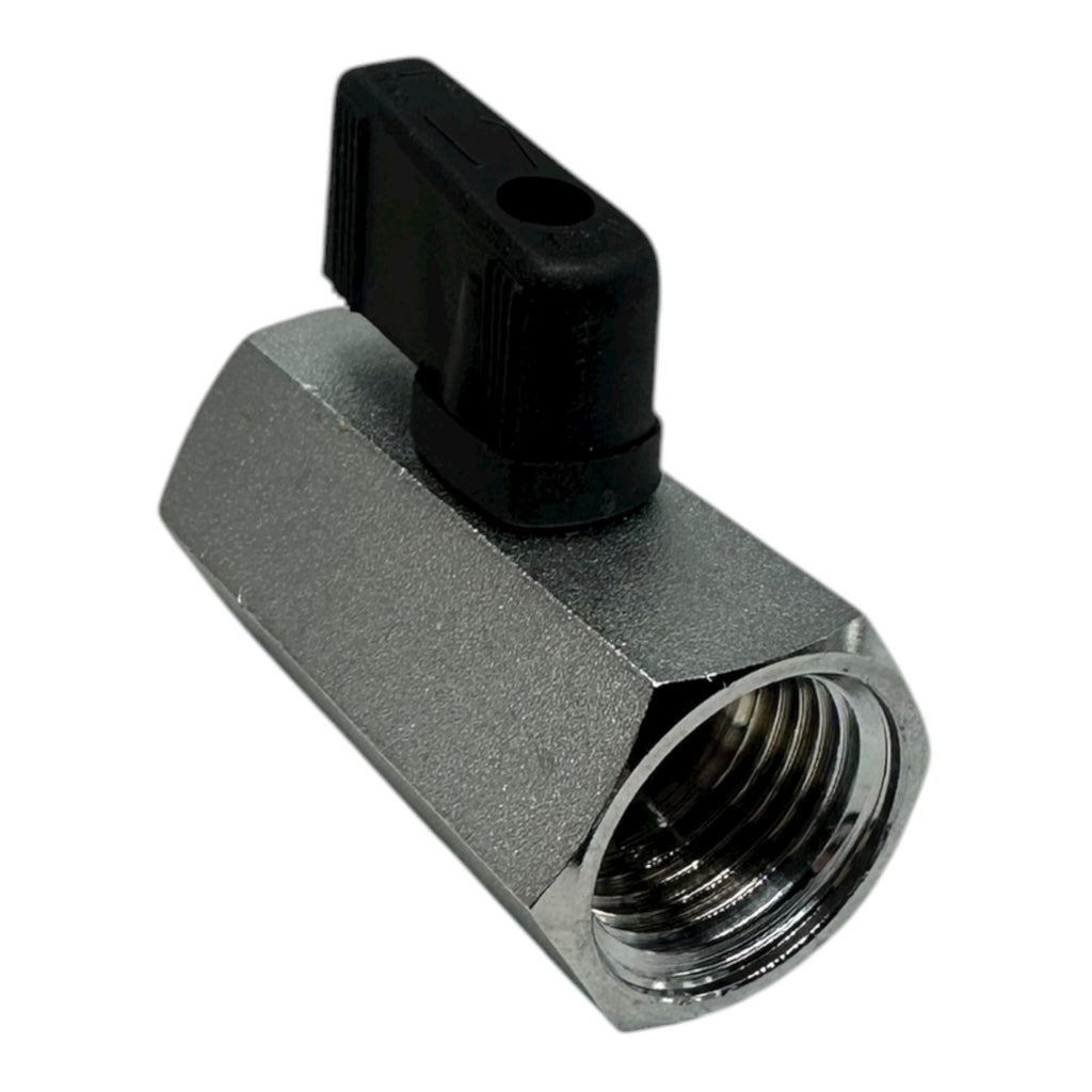 21x Rub Mini-Kugelhahn Typ 3500 DN13 PN30 G1/2” CW617N Messing vernickelt