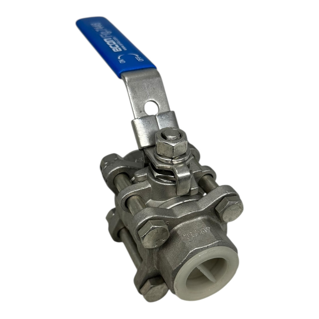 Econ Fig.7446 Kugelhahn 3/4” DN259 1.4408 Edelstahl 1000 WOG 3-teilig