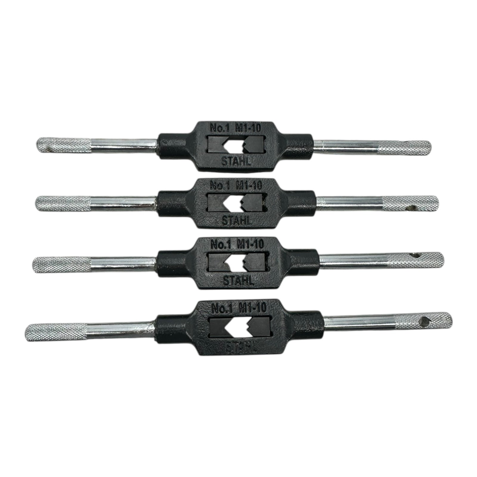 4x Völkel 14010 Gewindeschneidkluppe Nr.1 M1–M10 Stahl Gewindhalter