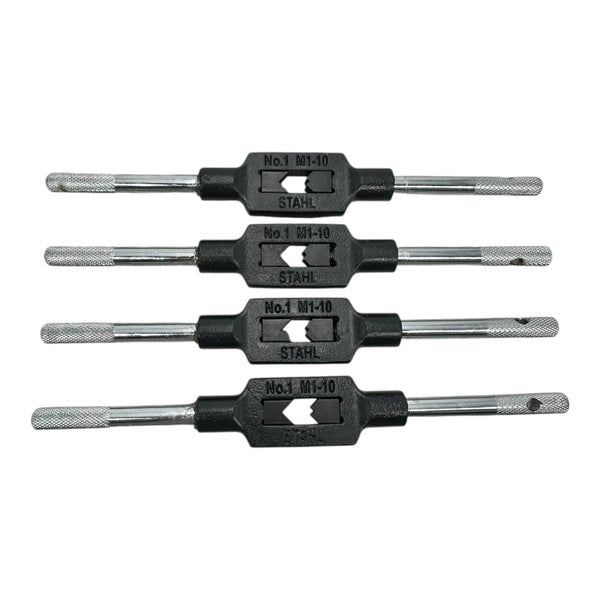 4x Völkel 14010 Gewindeschneidkluppe Nr.1 M1–M10 Stahl Gewindhalter