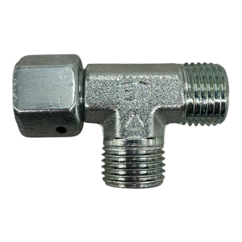 10x Parker Ermeto EL10LOMDCF Hydraulik T-Stück Verschraubung 10mm Außengewinde