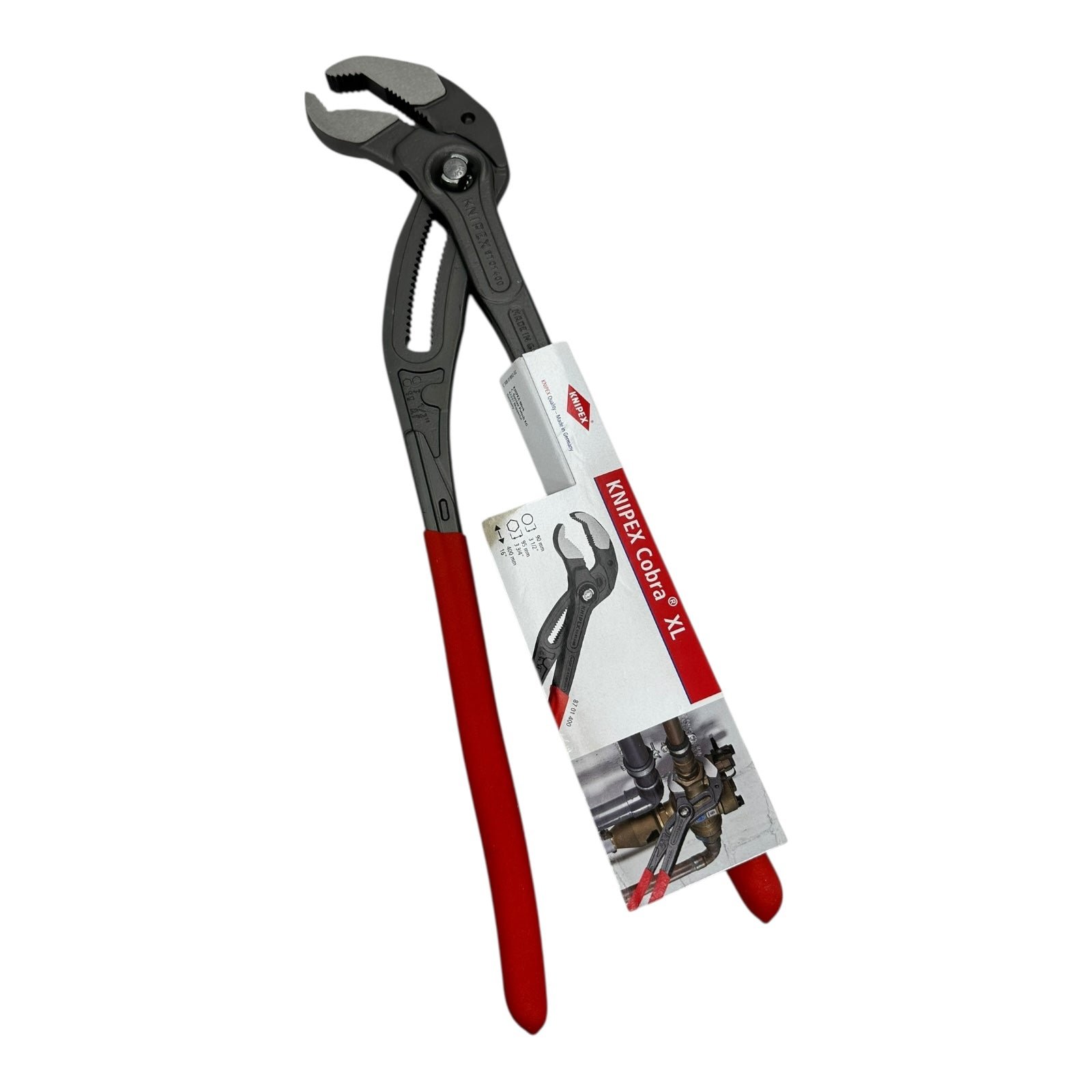 Knipex Cobra XL Wasserpumpenzange 400 mm Rohrzange 8701400