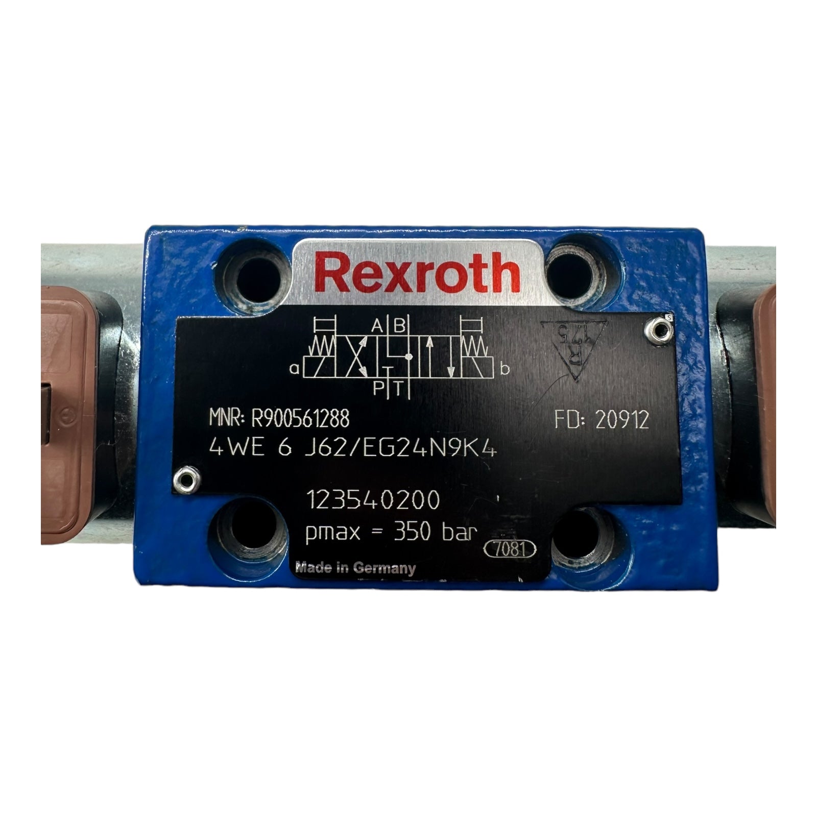 Rexroth 4WE 6 J62/EG24N9K4 (R900561288) Wegesteuerventil Hydraulikventil 350bar