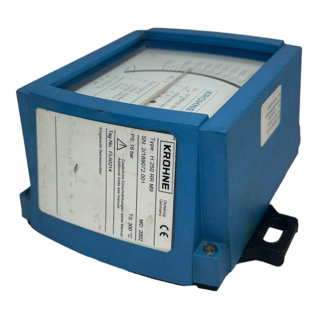 Krohne H250/RR/M9 Durchflussmesser PTmax: 32 bar PS: 16 bar 200 - 2000