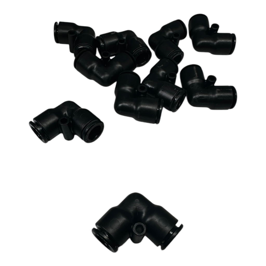 10x Flexion EPV8-FX Steckverbindung POM Winkelstück Verbindungselement, 8mm Rohr