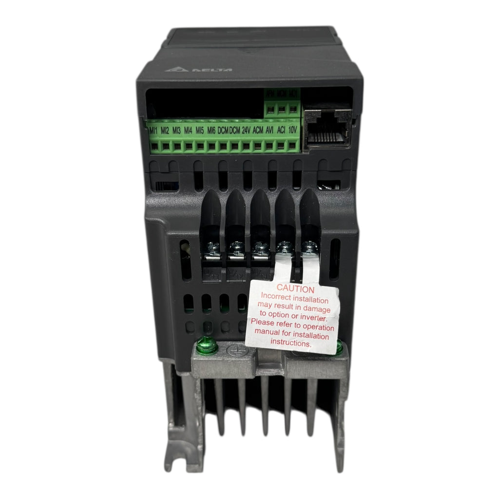 Delta VFD007E21T Inverter E-Serie Einphasig 0,75kW 4.2A 1HP