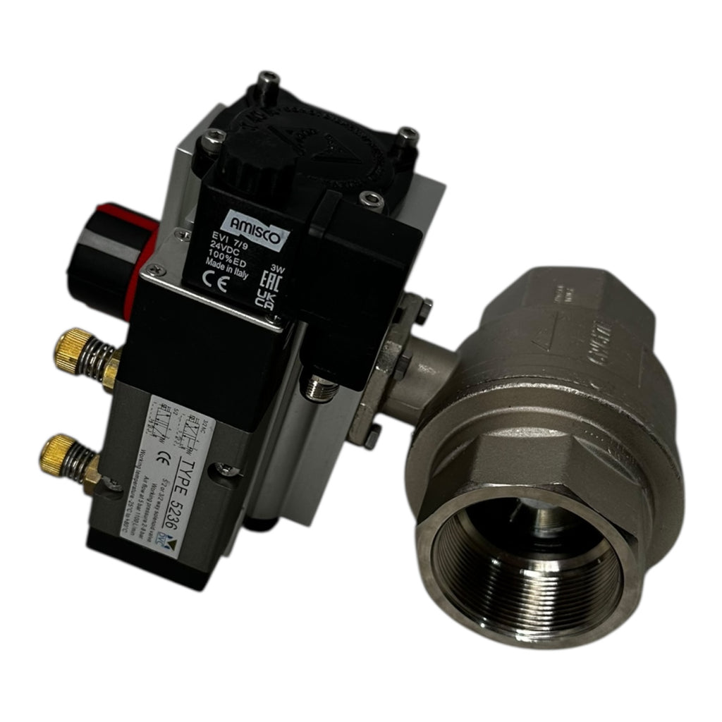 econ 7902 Pneumatikantrieb Doubleacting DN50 PN40 Stellantrieb Kugelhahn DVC5236