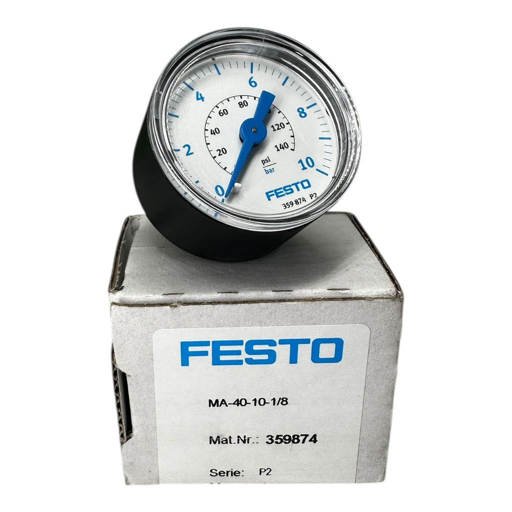 Festo 359874 MA-40-10-1/8 Manometer Druckmessgerät P2 Serie