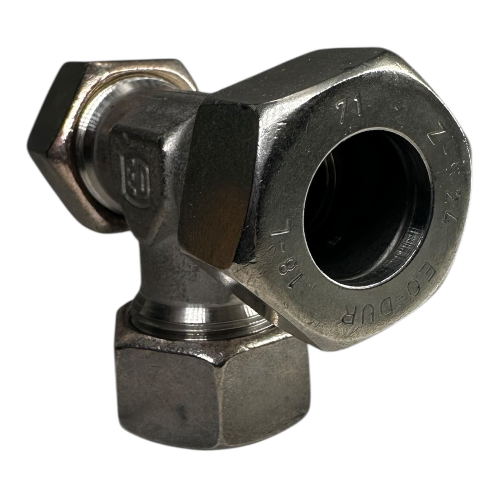 Parker EO-DUR Z-924 T-Stück Verschraubung 18-L Edelstahl Hydraulikfitting