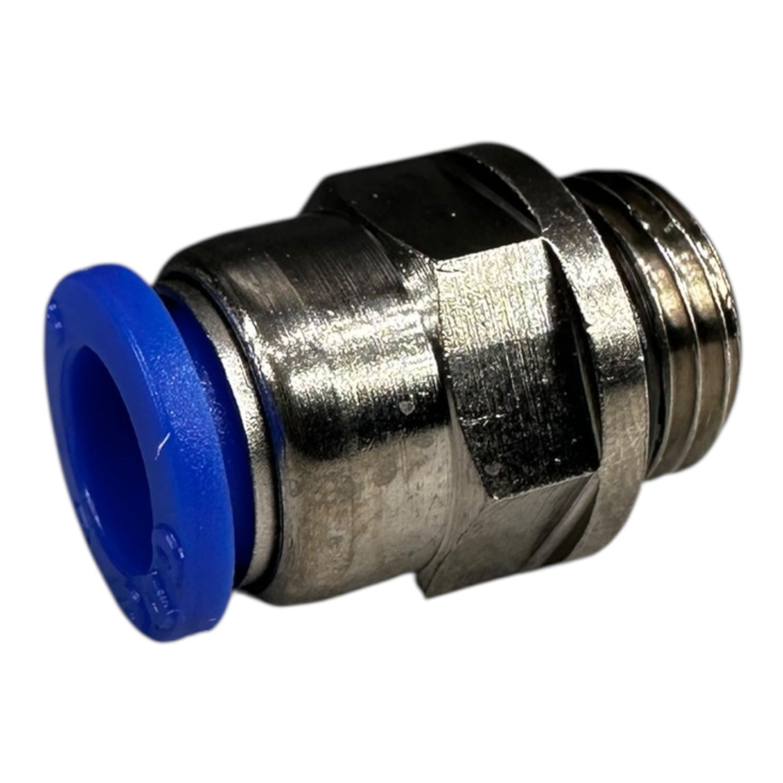 10x Steckverbinder B-GE-8-1/4-MSv-bl 03016012 Pneumatik Steckverbinder geprüft