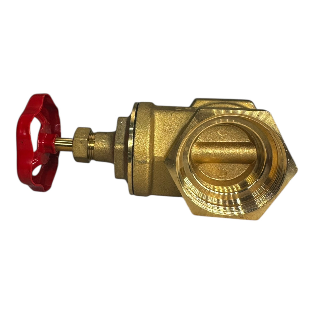 Absperrhahn PN10 2” Messing-Schieberventil Absperrschieber Innengewinde