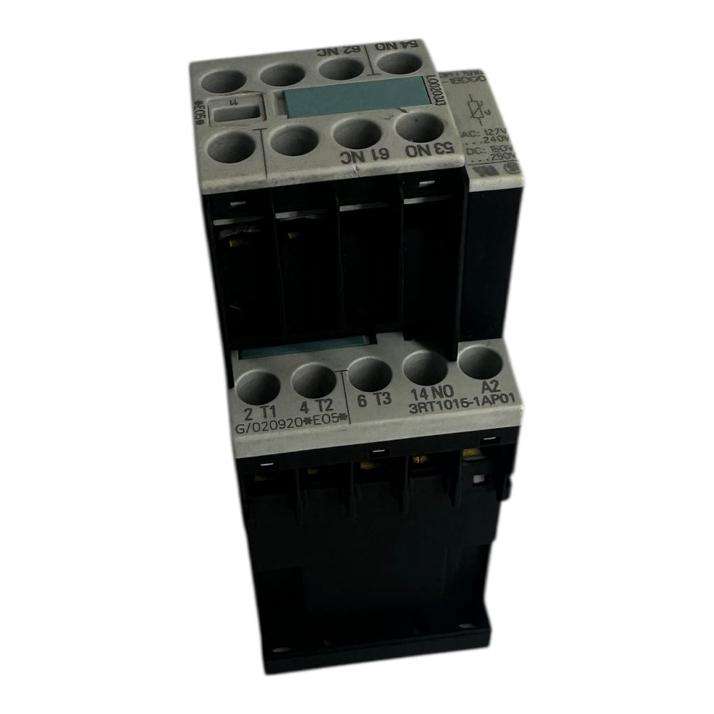 3x Siemens 3RT1015-1AP01 Schütz 3-polig 24V AC Hilfskontaktblock