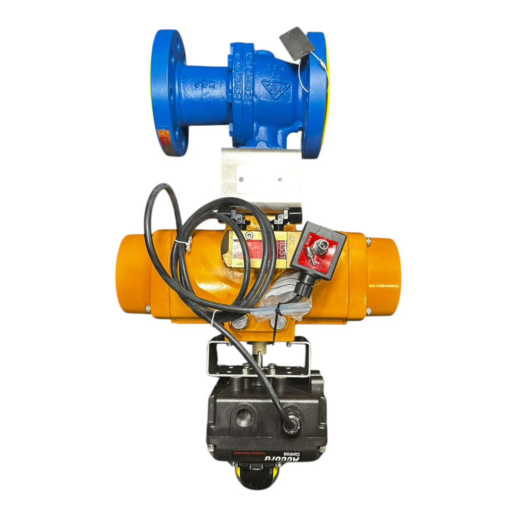 Flowserve DCP3GB1N Stellungsregler-Ventilarmatur mit pneumatischem Antrieb
