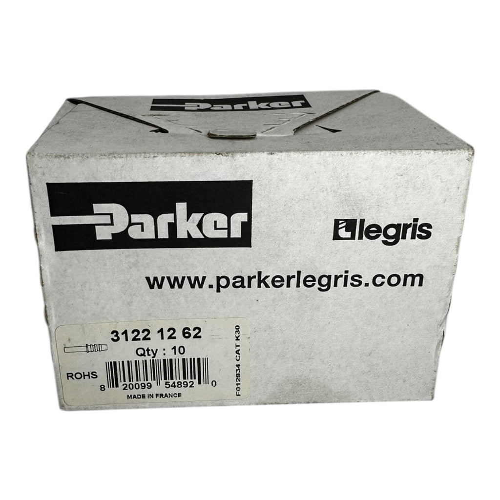 10x Parker Legris 31221262 Schlauchtüllen Steckanschluss Kunststoff gerade