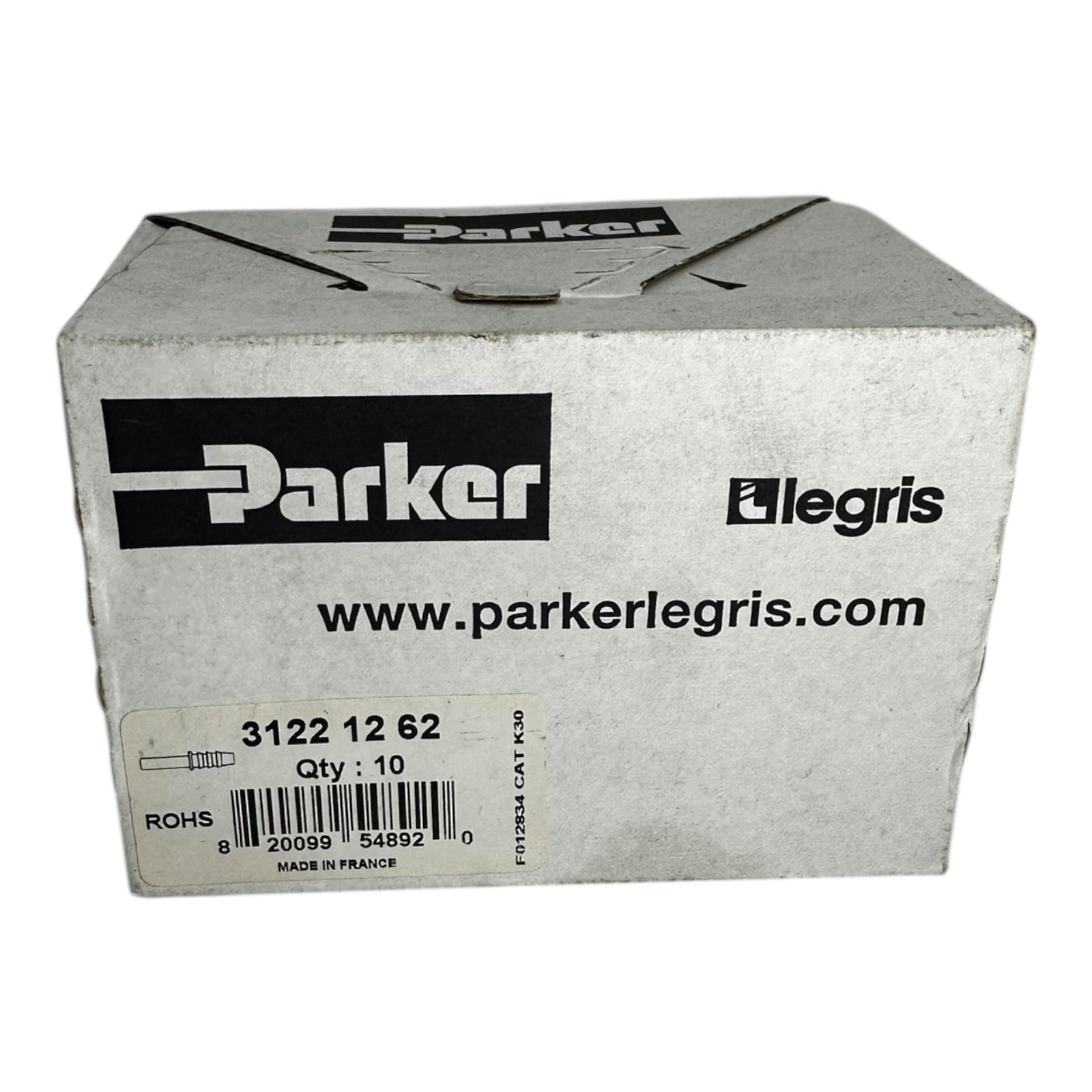 10x Parker Legris 31221262 Schlauchtüllen Steckanschluss Kunststoff gerade