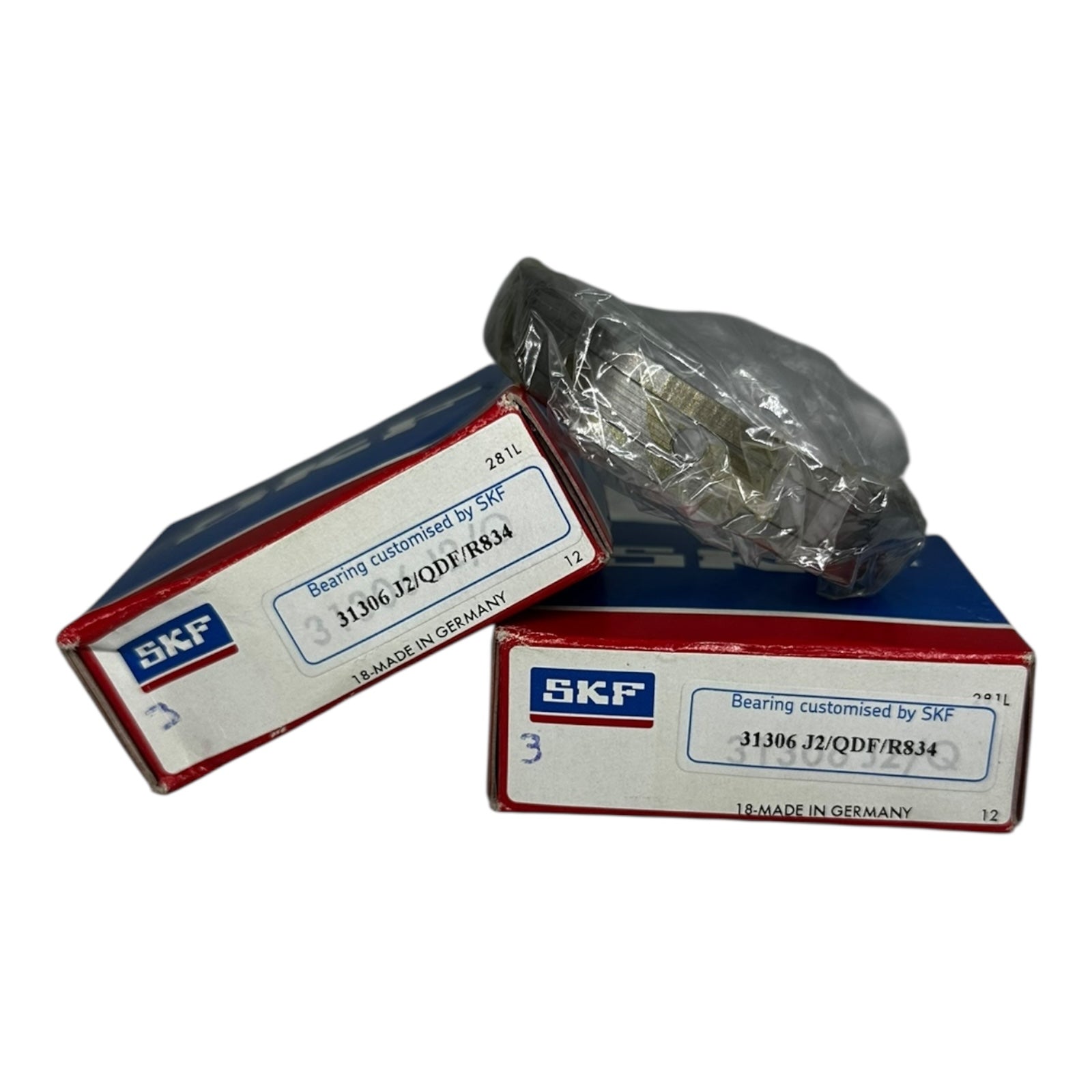 SKF 31306 J2/QDF/R834 Kegelrollenlager Kugellager Satz 2 Stück