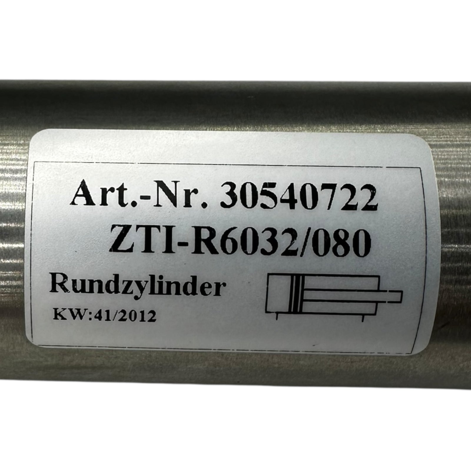 ZTI 30540722 Rundzylinder ZTI-R6032/080 Pneumatikzylinder