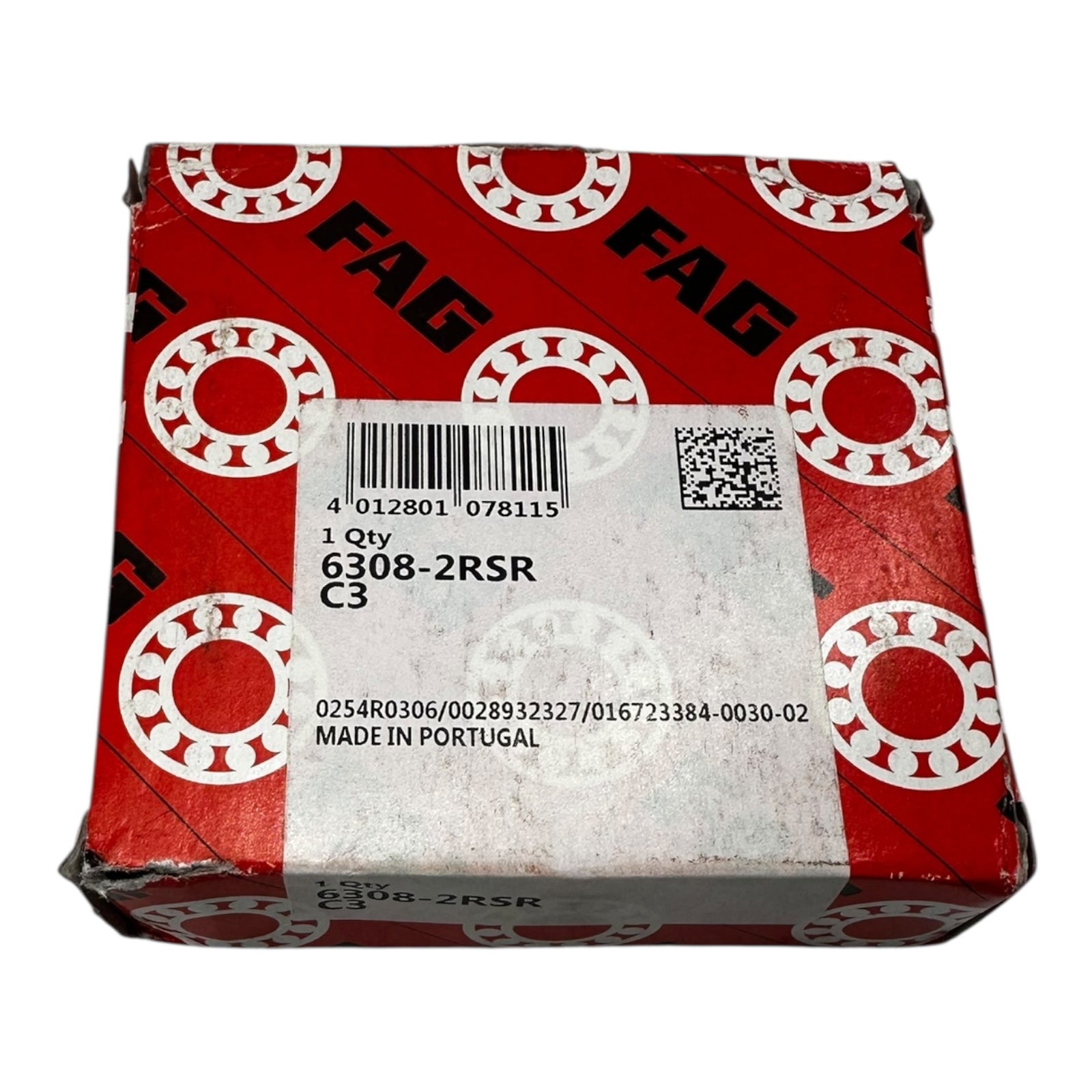 5x FAG 6308-2RSR-C3 Rillenkugellager 40x90x23 mm beidseitig gedichtet