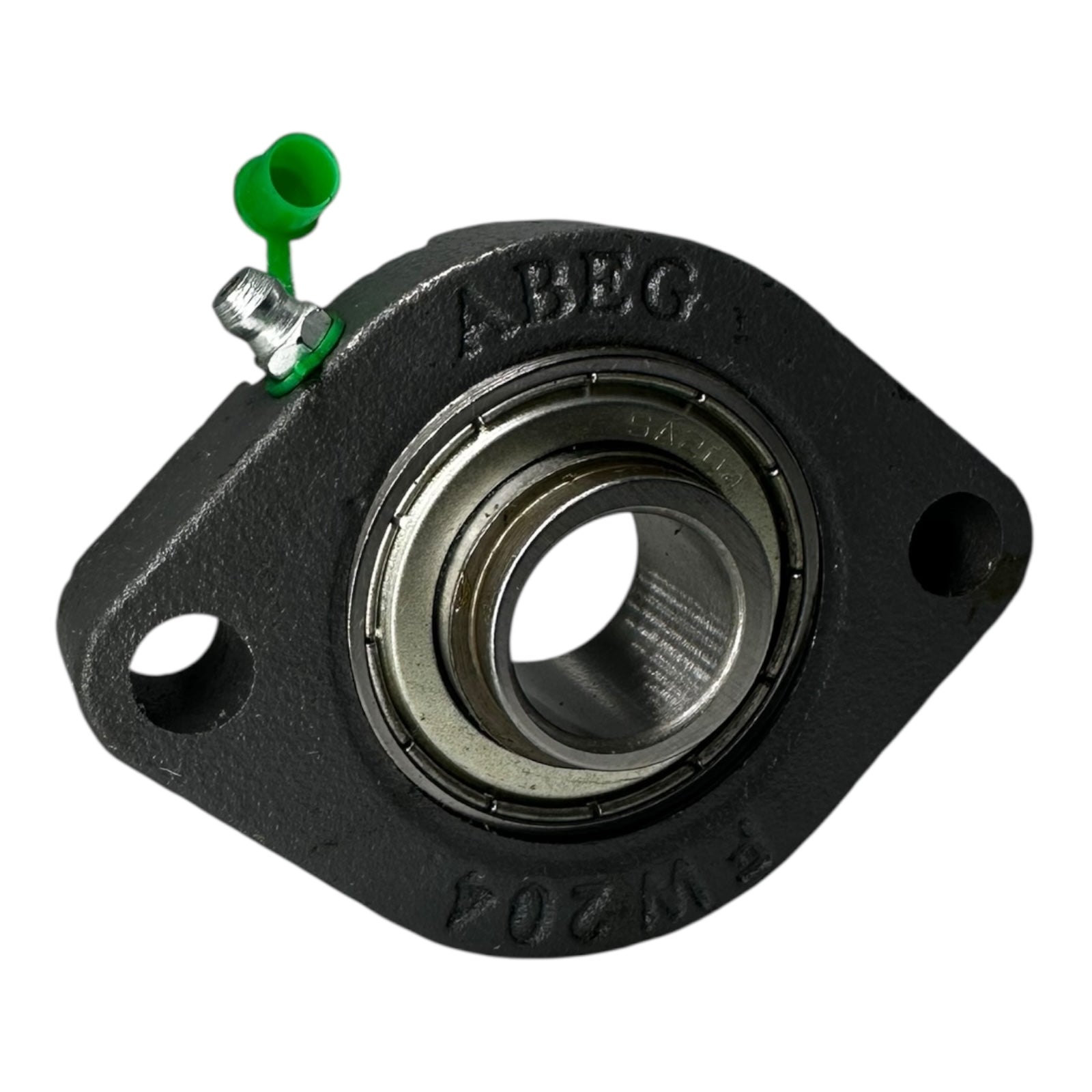 3x ABEG SAFW204 FH Flanschlagergehäuse 2-Loch Ø20mm Wälzlager ECO Serie