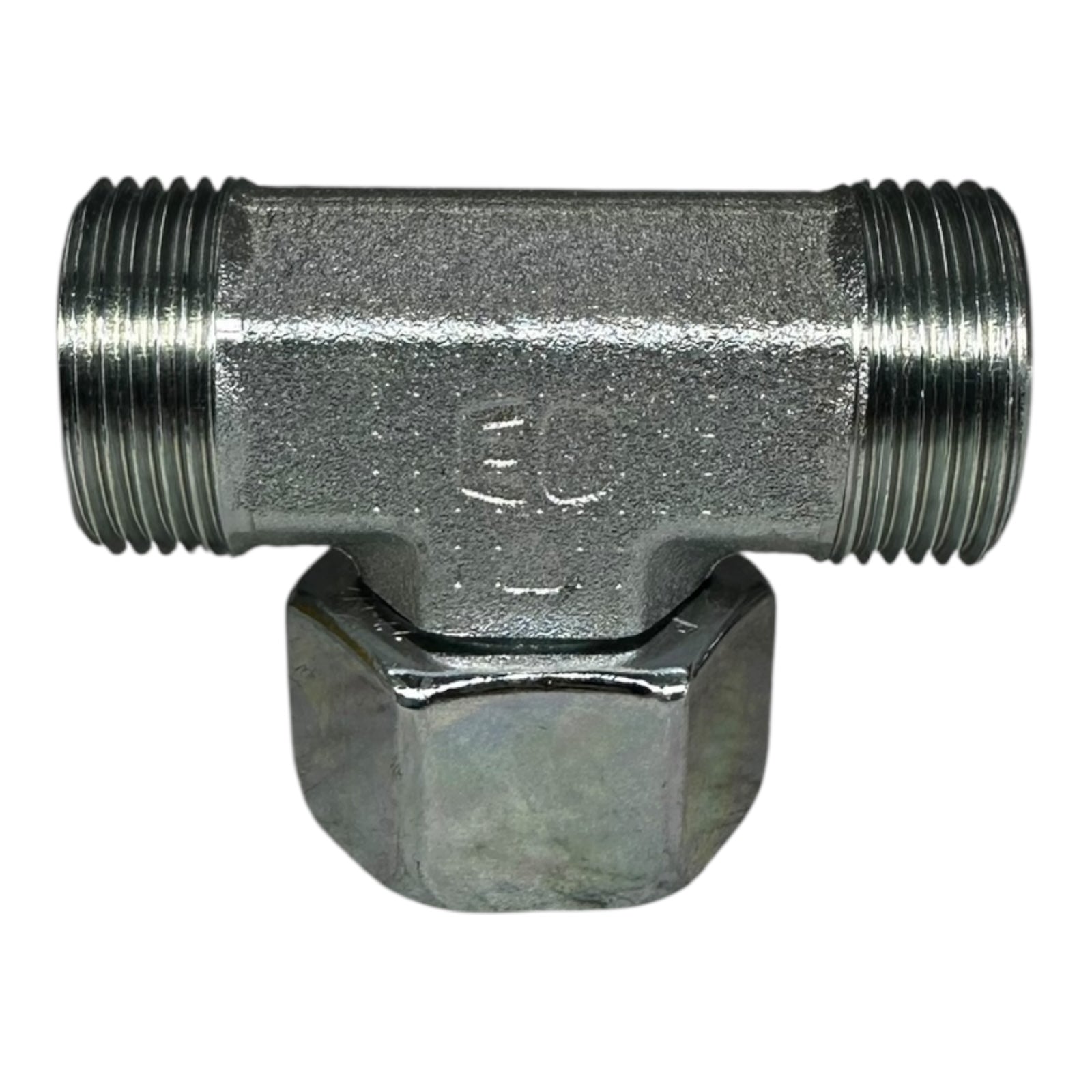 5x Parker ET22LOMDCF T-Anschluss-Stutzen mit Dichtkegel Gewinde Hydraulik