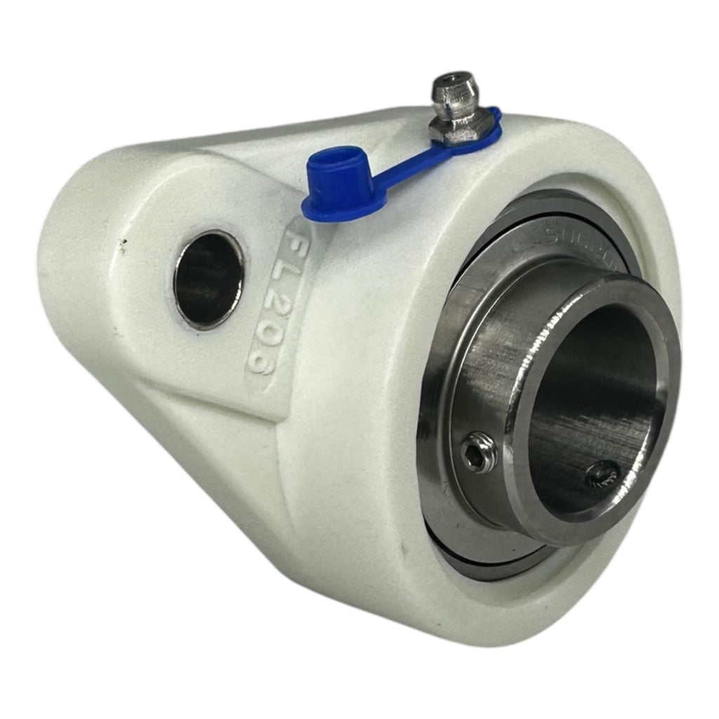 KML TP-FL206 Kunststoff Flanschlager 2-Loch Ø30 mm Gehäuselager SUC206 weiß