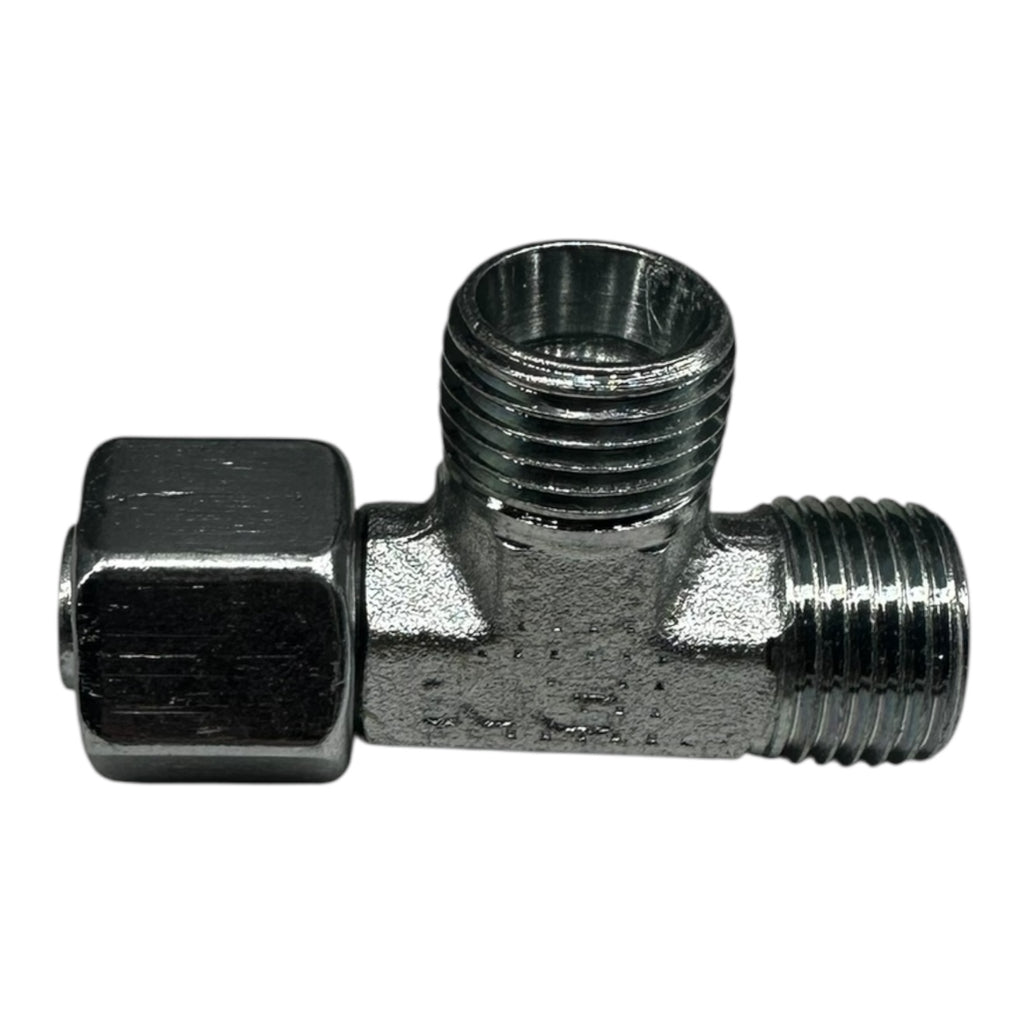 10x Parker Ermeto EL10LOMDCF Hydraulik T-Stück Verschraubung 10mm Außengewinde