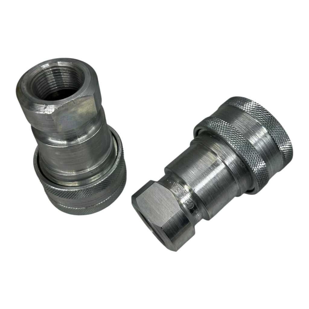 2x Parker H6-62 Kupplung 3/4” Hydraulik-Schnellverschluss