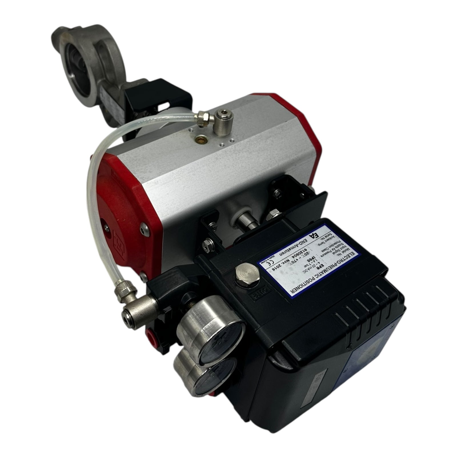 END-Armaturen BVHD DN50 PN25 Klappe mit EPR Elektro-Pneumatik Positioner IP66