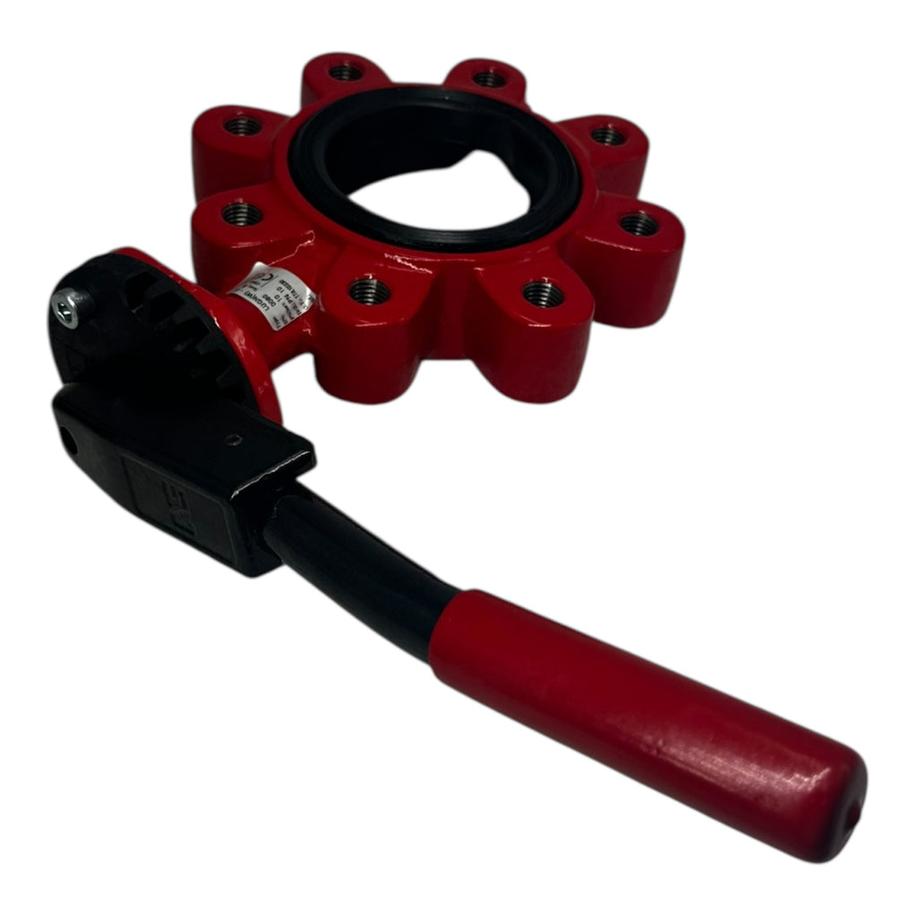 LUGN(W)-5 Absperrklappe DN80 PN10 Handhebel Klappe Sitz E Anflanschklappe EDPM