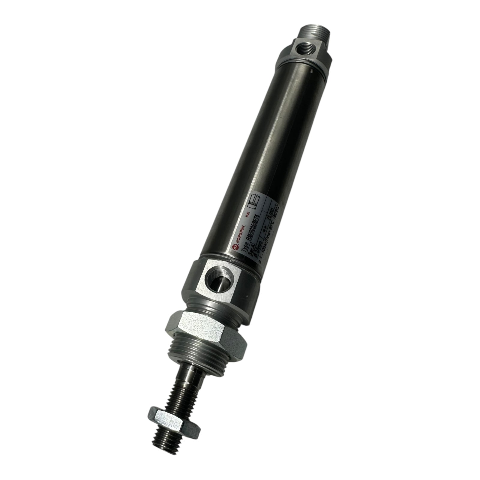 Norgren Pneumatikzylinder RM/8025/M/75 Ø25mm Hub 75mm 10bar Edelstahl Neu
