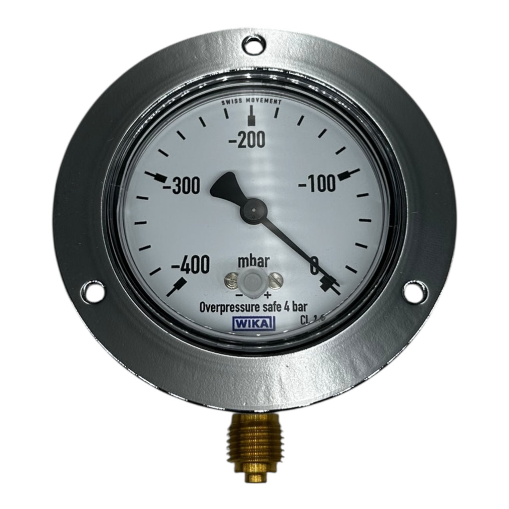 Wika Manometer -400…0 mbar Ø63mm EN 837-1 Vakuummeter G1/4B CL2.5 Swiss Made neu