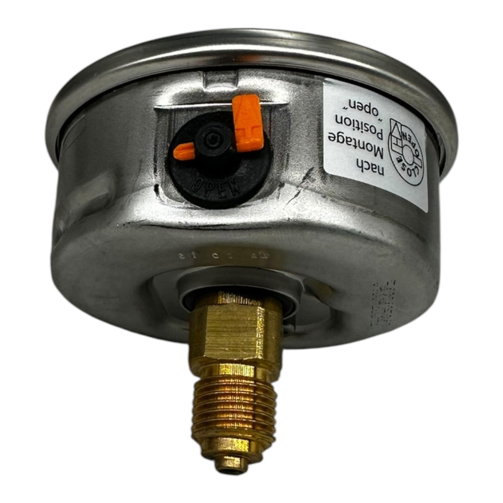 WIKA Manometer 0–16 bar G1/4B unten Ø63mm farbskala Grün/Rot Druckmesser