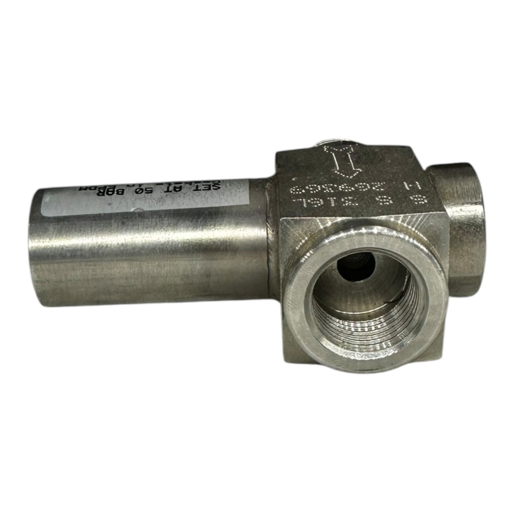 Sicherheitsventil Edelstahl 1/2” G Set 50 bar EPDM Dichtung Überdruckventil Neu