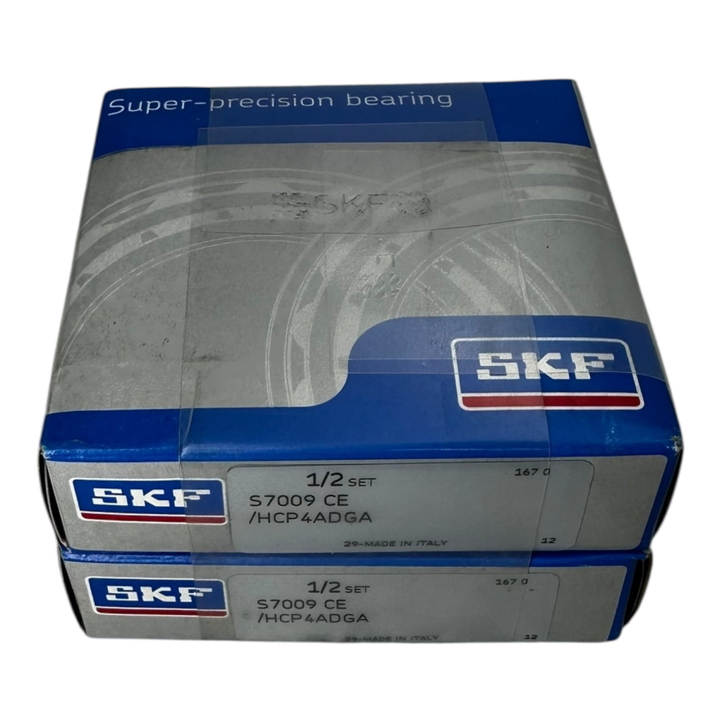 2x SKF S7009 CE/HCP4ADGA Kugellager Präzisionslager Satz 1/2 Set Hochgenauigkeit