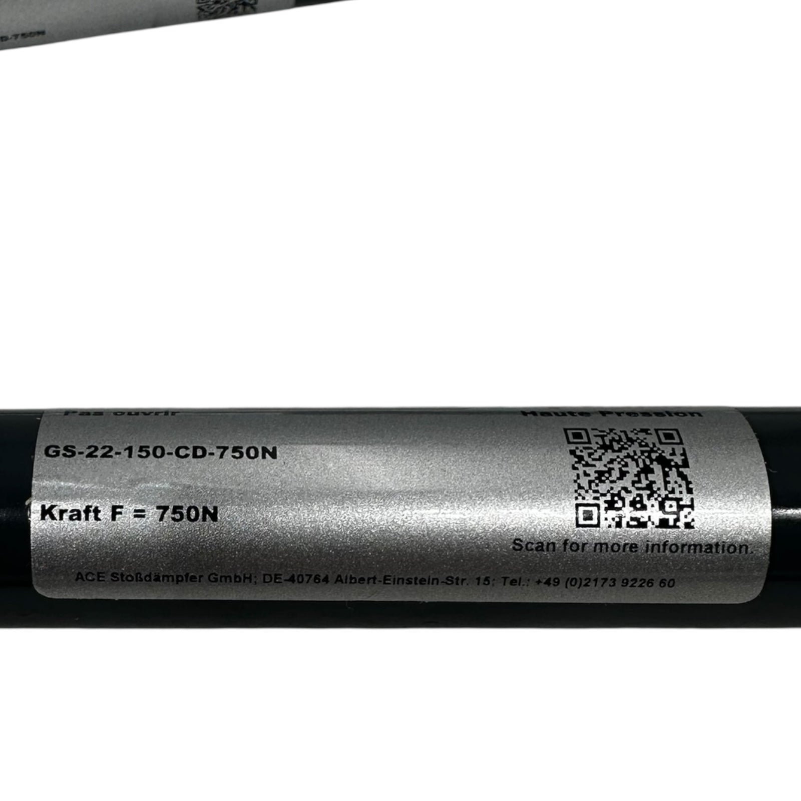 2x ACE Gasfeder GS-22-150-CD-750N 750N 22/150 mm Hochdruckdämpfer